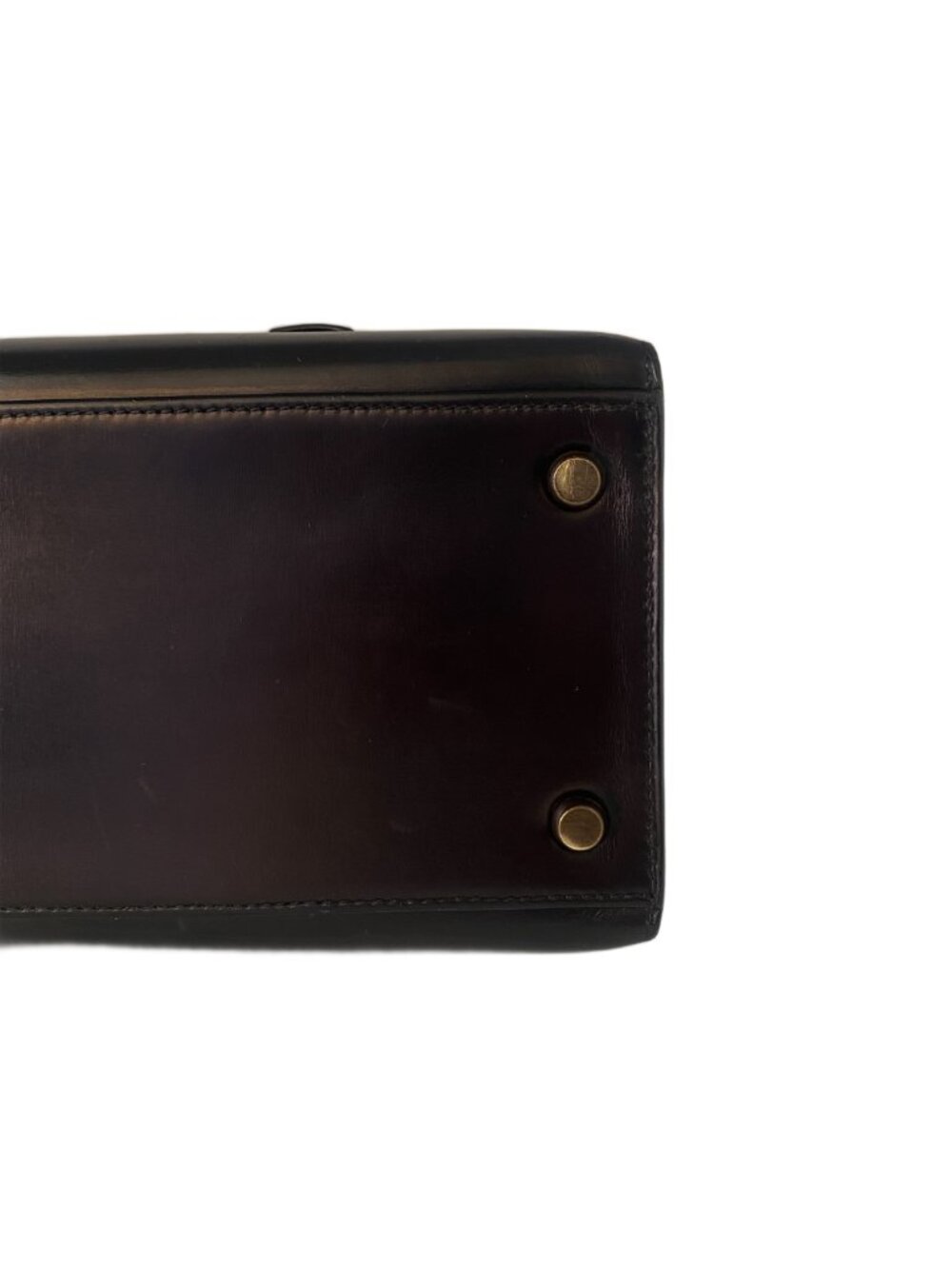 Hermes Kelly 32 Sellier Black Box Leather Gold Hardware (GHW) - Picture 6 of 16
